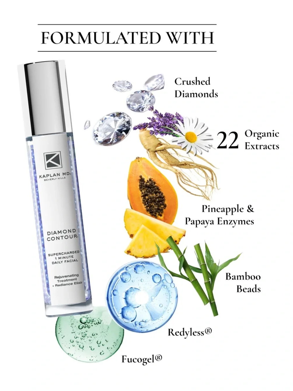 Kaplan MD Diamond Contour 1 Minute Daily Rejuvenating Facial Elixir 1.35/40ml